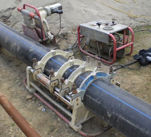 市政自來水工程施工現(xiàn)場